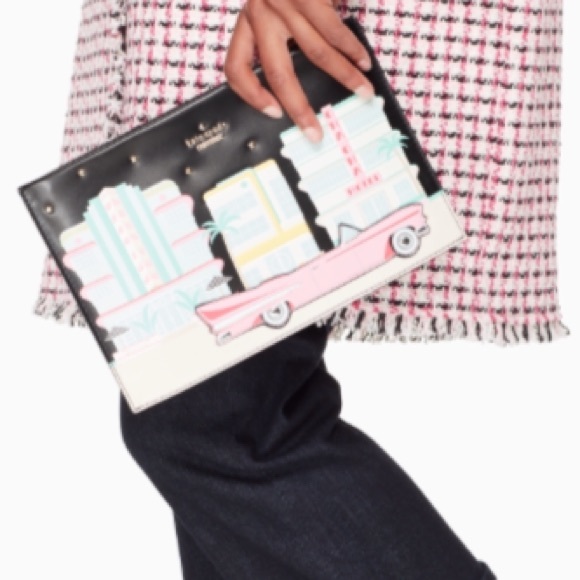 NWT Kate Spade Checking in car Sima Crossbody Bag - Picture 6 of 8